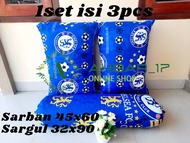 1SET ISI 3PCS "SARUNG BANTAL 2 &amp; SARUNG GULING 1" MOTIF BOLA SARUNG BANTAL DEWASA SARUNG BANTAL 2 SARUNG GULING 2 SARUNG BANTAL TIDUR 12 PCS SARUNG BANTAL MURAH SARUNG BANTAL CINTA AESTHETIC KOREA SARUNG BANTAL ISI 4 PCS SARUNG BANTAL GULING