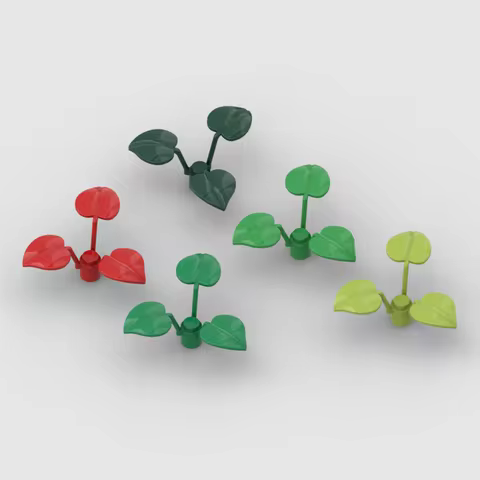6255 20pcs *Leaves 3 Elements* DIY enlighten block bricks,Compatible With Assembles Particles