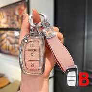 Tpu Car Key Case Cover for Hyundai I10 I20 I30 N I40 Ioniq 5 Sonata Elantra Tucson Creta Stargazer A