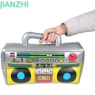 JIANZPH PVC Inflatable Balloons Reusable 80's 90's Party Decorations Musical Carnival Party Retro Dr