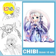 200gsm CHIBI Thick Paper Anime Watercolor Painting Is Selected - For Young Passionate, Creative Lovers