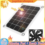 jupitershopss Solar Panel Exhaust Fan  Outdoor IP65 Portable for RVs Greenhouses Pet Houses Chicken 
