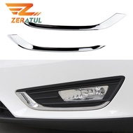 Zeratul for Ford Focus 3 MK3 2015 - 2018 ABS Chrome Car Front Fog Lamps Fog Lights Decoration Cover Trim Sticker Accessories