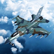 Alloy S35 fighter jet F16 fighter plane model sound and light aircraft flying toy static model aircr