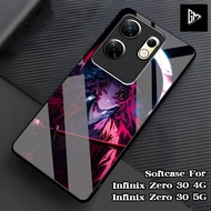 ( 0033 ) Softcase Glass Kaca Shiny Case Infinix Hot 50i 50 40 40i 50 11s Nfc Smart 9 8 8 Pro 7 6 Not