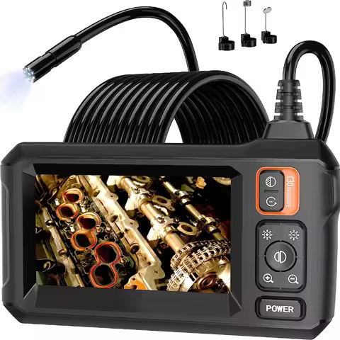 C30-M 2.7cm short module endoscope camera 8mm industrial video endoscope with 4.3-inch color IPS dis