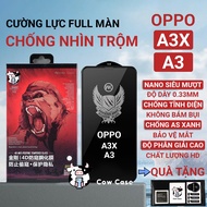 Oppo A3x, A3 4G anti-peeping full screen tempered glass | Screen protector for oppo Pancase