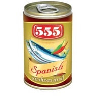 555 Spanish Style Sardines Oil 155g