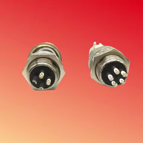 GX12-5 pins/GX12-4 pins Connector T12 Aviation Plug Head Mini Aviation Male DIY Soldering Kits Elect