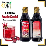 Fakiha Roselle Cordial Concentrate Drink Pati Roselle 500ml1 Liter