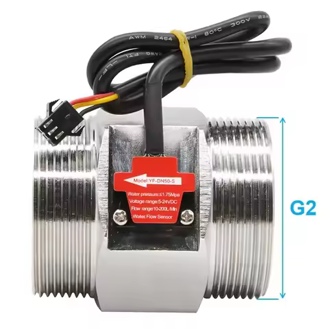 High Grade Industrial Liquid Sensor G2'' DN50 Waste Water Electromagnetic Flow Meter Model YF-DN50-S