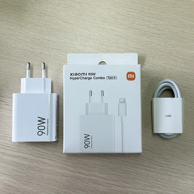 Bộ Sạc Nhanh Chính Hãng Xiaomi 90W Với USB Type C Cho Xiaomi 15 14 Ultra Redmi Note 13 - Bao Gồm Cáp