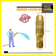 Heavy Duty Hose Nozzle High Pressure Adjustable Twist Host Garden Hose Water Jet Sprayer Muncung Pai