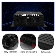 12V Mini Audio Power Car Amplifier Digital Audio Receiver AMP Dual Channel 20W+20W Treble Volume Con