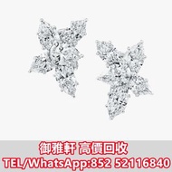 高價上門回收：Winston Cluster钻石耳环 首飾、奢侈品、名牌首飾、鑽石、鑽戒、寶石、戒指、頸鏈、項鏈、手鍊、手鏈、手串、吊墜、耳環、金牌、金粒，Tiffany & Co. 蒂芙尼、Chau