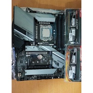 CPU intel GEN11 i7 11700k Unlocked Lga 1200 +Mainboard Gigabyte Z590 Gaming X +TEAM T-Force RAM DDR4