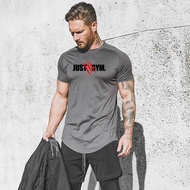 Brand Fashion Mesh Casual Mens Short Sleeve Shirts Fitness Tights Sport Men Gym Sports Wear Quick Dry Compression Tshirt