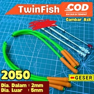 PROMO - Mainan tradisional ketapel ikan - karet pancing siap pakai 2050 plain NATURAL