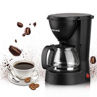 Drip Coffee Machine Home Office Small Automatic Coffee Maker Glass Pot American Coffee Brew