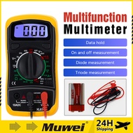 Digital Multimeter LCD Volt Meter Ammeter Voltmeter Amps Ohms AC/DC OHM Volt Tester Handheld Resista