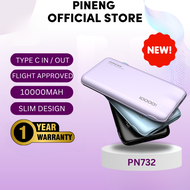 Pineng POWERBANK PN732 PN733 10000 / 20000mAh Charge SLIM MODEL Type C In Out