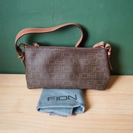 【北極二手雜貨】FION 真皮手提包 小肩包
