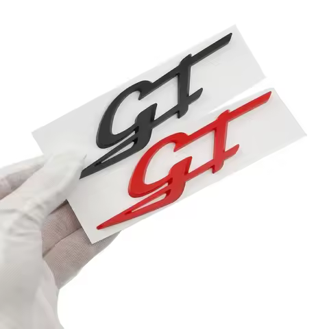 Car 3D ABS GT Logo Decals Emblem Badge Sticker For Maserati Levante Quattroporte Ghibli Modena GT MC
