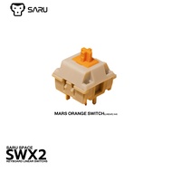 SARU Switch Mars Orange (Linear) สวิตช์ 5 pin ใส่กับคีย์บอร์ดแมคคานิคอล  รับประกัน 15 วัน