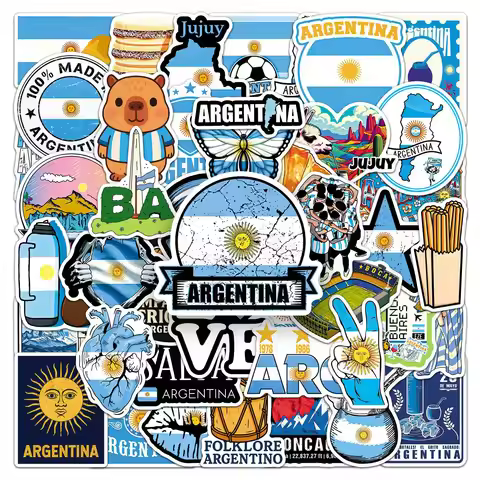 10/50PCS Argentina Cartoon Stickers National Outdoor Urban Travel Landmark Decoration DIY Toys Lapto