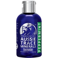 Aussie Trace Minerals - with Peppermint Organic Extracts | 2oz / 60mL | Electrolyte Hydration Drops 