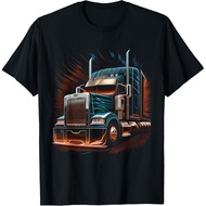 Men's cotton T-shirt Truck Driver 18 Wheeler Trucker T-Shirt Fast Shipping Streetwear Gift T-Shirts 