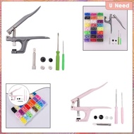 [Wishshopeeyas] Snap Fastener Kit, Snap Punch Pliers for T5/T8, Bibs Jackets Shoes Snaps Installer S