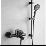 Black 304 Stainless Steel Bathtub Shower Faucet Set - Shower Mixer Faucet Set