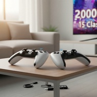 M15 4K Game Stick 64GB Console, 20000 Retro Games, Wireless Gamepad