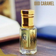 6ml Oud Caramel Knight Satin Minyak Wangi Gaharu Cambodi Attar Arabian Oud Perfume Oudh Mood Raudah 