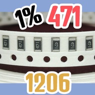 10pcs Chip resistor smd 4700 471 470R 1% size 1206 3216 470ohm 470 ohm