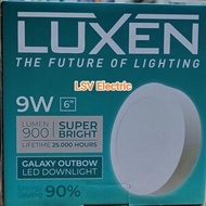 LUXEN 9W COOL DAYLIGHT led Panel (WHITE) 6500K