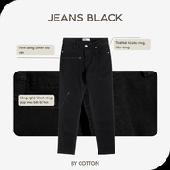 Quần Jeans Dài Nam Cao Cấp Màu Đen Jeans Black BY COTTON