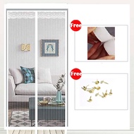 Magnetic Door Curtain Magnetic Strip Anti-mosquito Door Curtain Magnetic Soft Screen Door Curtain An