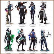 ST3 VALORANT Cypher Sage Breach Brimstone Anime Figure Model Toy Acrylic Stands Plate Holder TS3