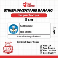 Chromo Stickers Inventory Label Inventory Items Office/ School