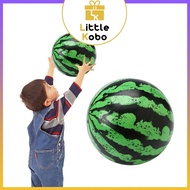 Watermelon Rubber Ball Watermelon Shaped Inflatable Ball Children's Sports Entertainment Toy - Littl
