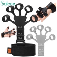 Salorie Finger Gripper 6 Resistant Finger Exerciser Patients Hand Recovery Physical Tools Guitar Finger Flexion Extension Training