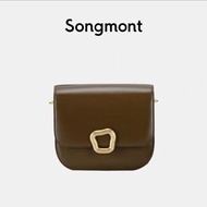 Songmont Medium Tofu Bag RESET Series First Layer Cowhide Small Square Shoulder Diagonal Female