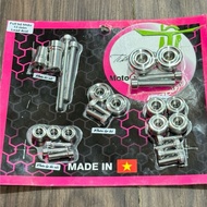 Full set of stainless steel stitching 304 13 Piece for Lead 4 val (pink bow)