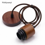 [Nishiyuenyi] Home Decor Ceiling Rose for Living Room, Vintage Ceiling Pendant Light Fitting with E2