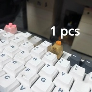 ECHOME น่ารัก Capybara Keycap อะนิเมะกุญแจหมวก3D ฝาปิดคีย์บอร์ดเรซิ่นที่กำหนดเอง Kawaii คีย์หมวกสำหร