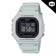 [Watchspree] Casio Digital Grey Resin Band Watch W218H-8B W-218H-8B