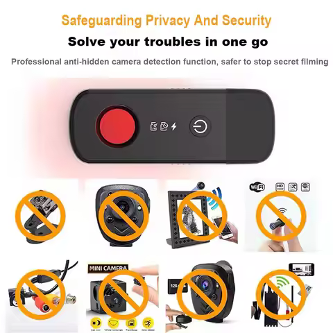 Anti Hidden Camera Detector Bluetooth Wi-Fi GPS mobile signal Jammer Detect Anti-Peeping Candid Moni