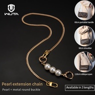 WUTA Bag Shoulder Strap Extension Pearl Chain Bag Accessory Underarm Diagonal Strap Extension for Sh